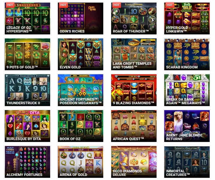 Quatro Casino games