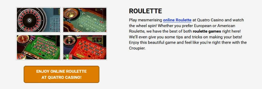 Quatro Casino roulette