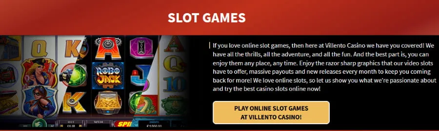 Villento Casino slots